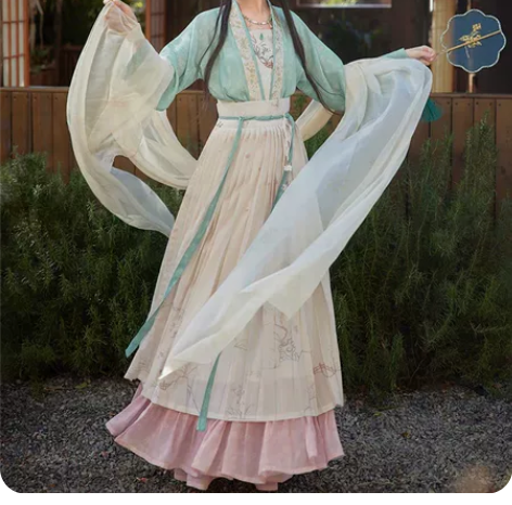 【出现货】七月夕原创汉服 泽芝客 宋制绣花...