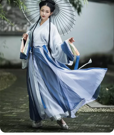 柒邑晋制汉服六米摆全新带吊牌 大刀五折出,...