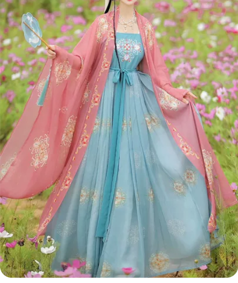 劲合【归梦】一片式诃子裙正品原创汉服女唐制...