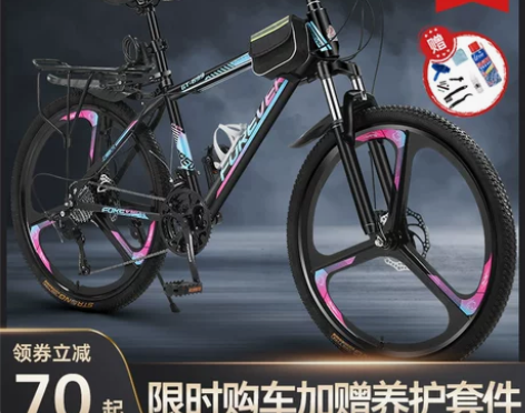 永久牌山地自行车成人青少年变速越野单车男女...