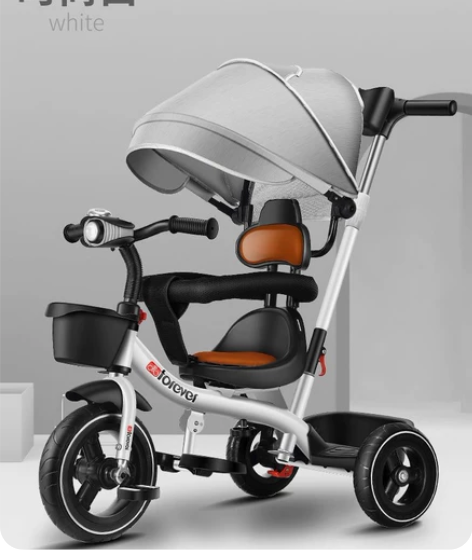 永久儿童三轮车   遛娃手车  宝宝自行车...