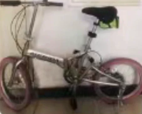 美利达折叠变速自行车，铝合金材质、日本禧玛...