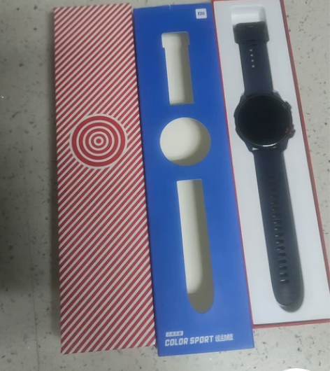 小米手表color运动版深空蓝9新 出售小...
