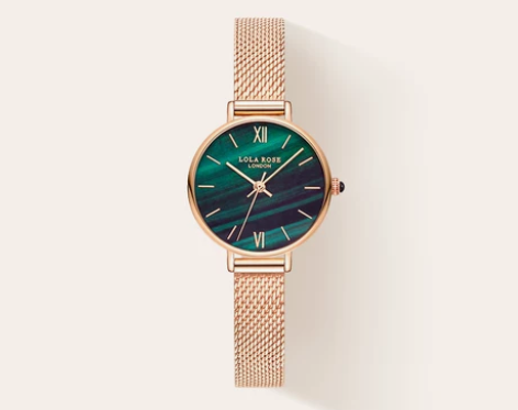 Lola+Rose小表盘学生学院风手表小绿...