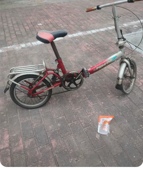 自行车，大人小孩都可以骑，可折叠 感兴趣的...