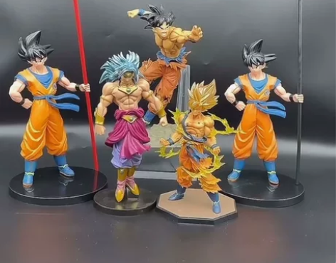 七龙珠超级赛亚人手办动漫模型周边摆件孙悟空...