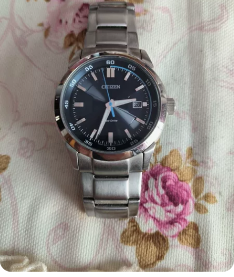 西铁城（CITIZEN）手表 光动能深海蓝...