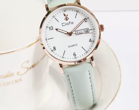 手表女款学生初高中简约气质时尚防水夜光星期...