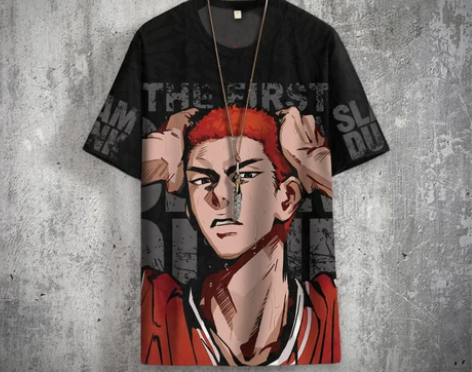 日版日系动漫短袖T恤男灌篮高手同款cos服...