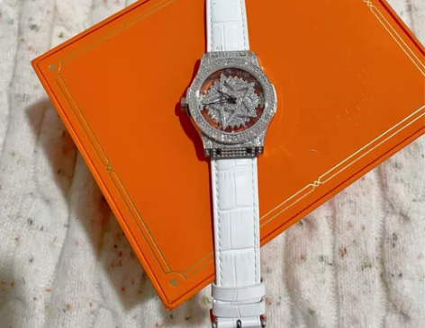 五芒星手表满天星名牌正品时来运转旋转大表盘...