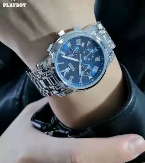 名牌手表，男士石英表，花花公子的 外表时尚...