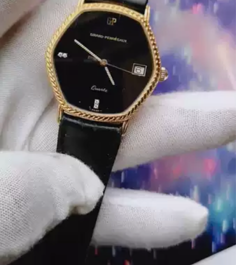 瑞士名表芝柏GP男石英表十大名表中古古董包...