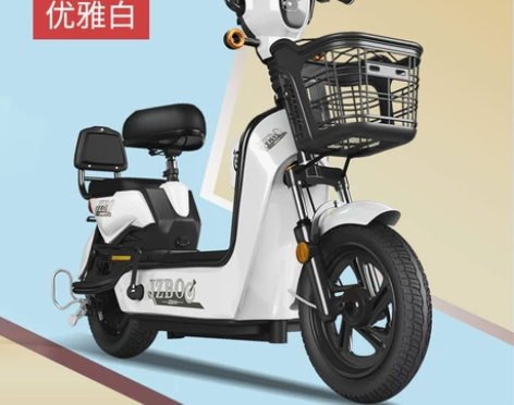 加州豹电动车电瓶车成年女士小型新国标助力电...