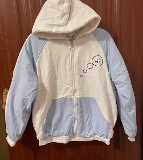 外套女春秋季新款学生外套韩版宽松口袋bf初...