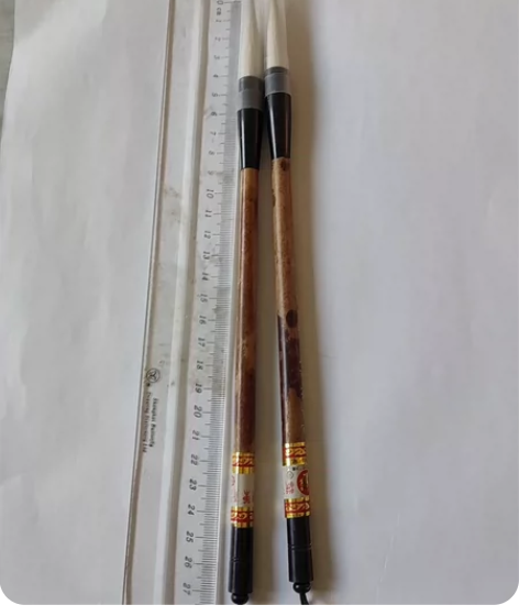 扬州湖笔厂金宇牌纯羊毫提笔  老毛笔 感兴...
