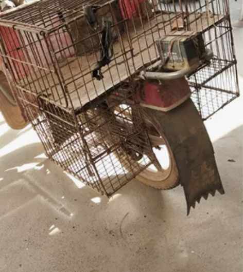 摩托车豪爵125－2，连车带笼子，可装狗、...