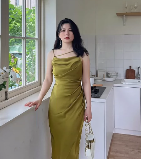 大码微胖mm中长裙2022夏季新款气质法式...