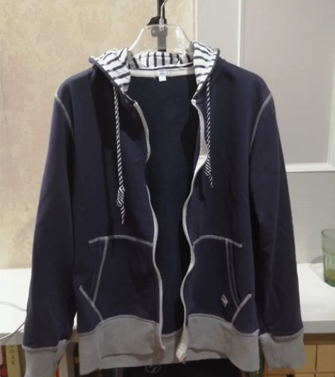 连帽拉链卫衣男98新 连帽男款拉链卫衣外套...