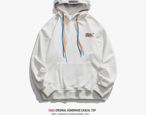 美式潮牌连帽卫衣男春季情侣学生纯棉长袖套头...