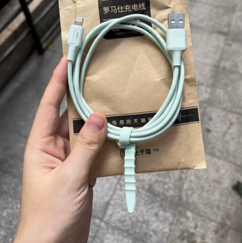 罗马仕苹果数据线液态软胶适用于iPhone...