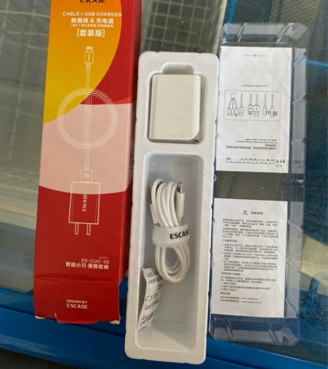 ESCASE【线充套装双口】苹果手机手机双...