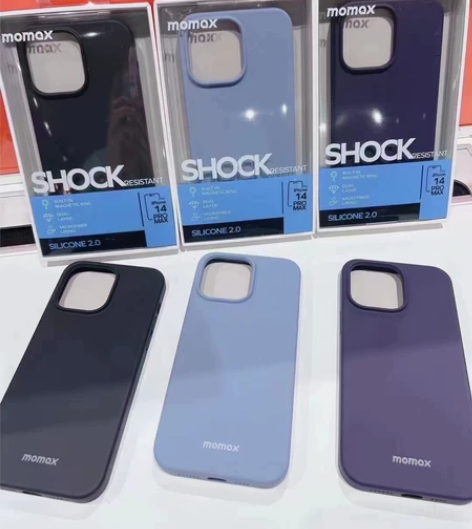 Momax适用于苹果14系列磁吸液态硅胶手...