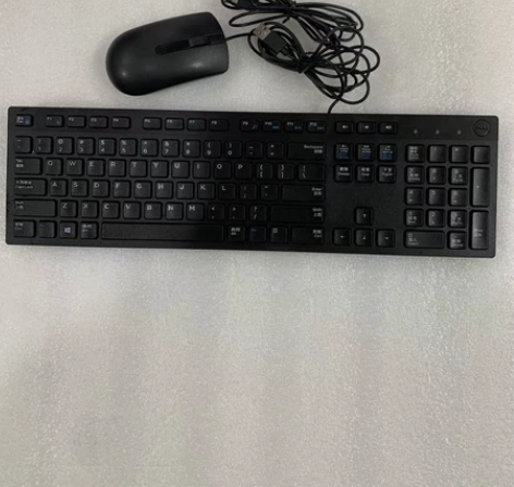 戴尔原装KB216十MS116黑色有线套装...