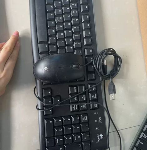罗技(Logitech) K120有线键盘...