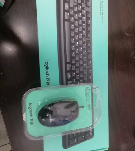 盒装套装正品, 罗技LS1LASER有线激...