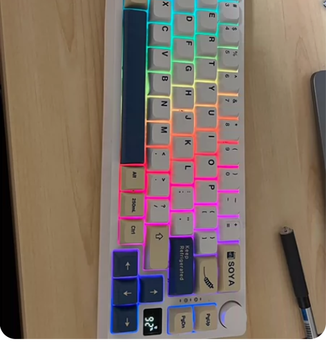 dk67 v2版，集贤白轴。闲鱼找人客制化...