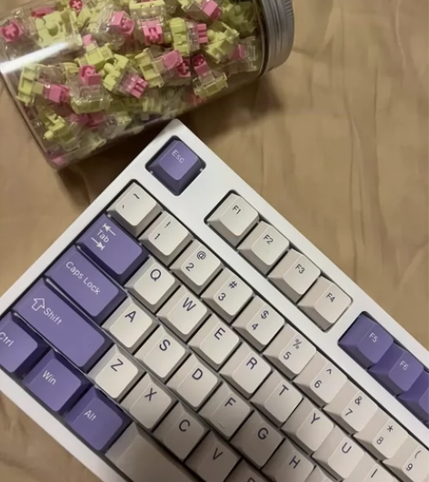 TTC金粉轴v2，nj80拆机轴，使用很少...