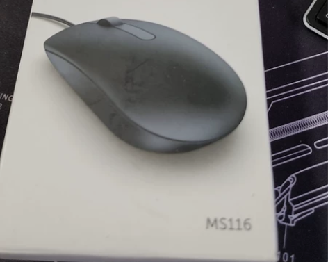 戴尔MS116鼠标 购买电脑赠品，全新未拆...