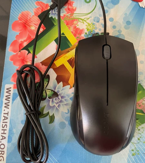 雷柏（Rapoo）有线鼠标，轻音鼠标，99...