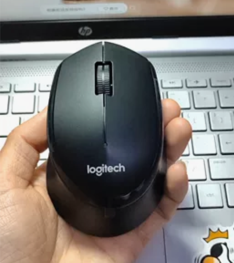 罗技（Logitech）M330 轻音鼠标...