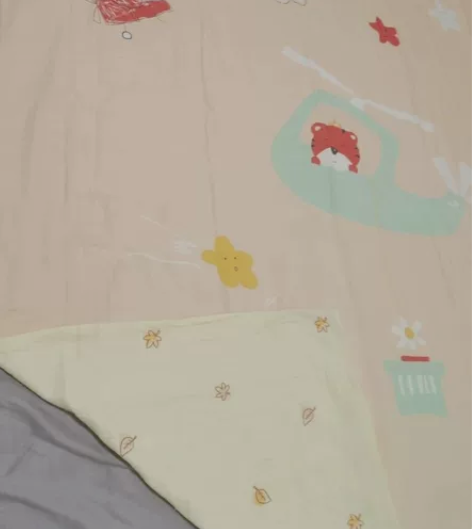 全棉时代5层纱布被套，两面花色，尺寸140...
