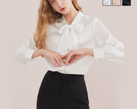 拉夏贝尔旗下品牌，拉贝缇白色衬衫女装  新...
