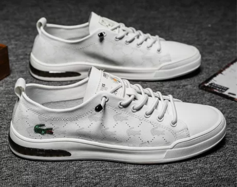 维先生真皮男鞋小白鞋男款板鞋子男2021新...