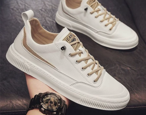 全新 鞋子男新款小白鞋男款百搭休闲韩版潮流...