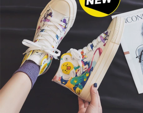 正品回力×联名款男女学生帆布鞋2021夏季...