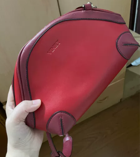 Viney斜挎包单肩包，真皮，包面有磨损，...