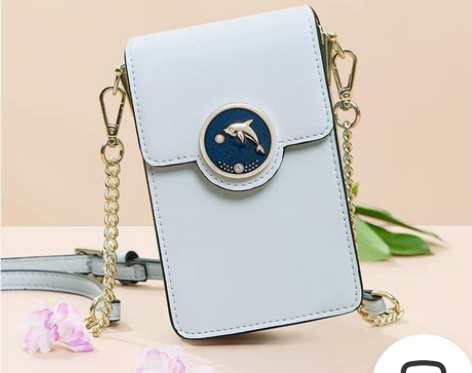 ?【包邮】纽芝兰迷你手机包时尚链条单肩斜挎...