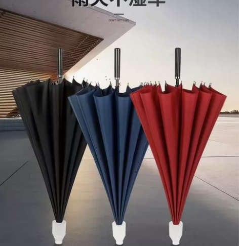 16骨 24骨大号防水套雨伞大号双人长柄伞...