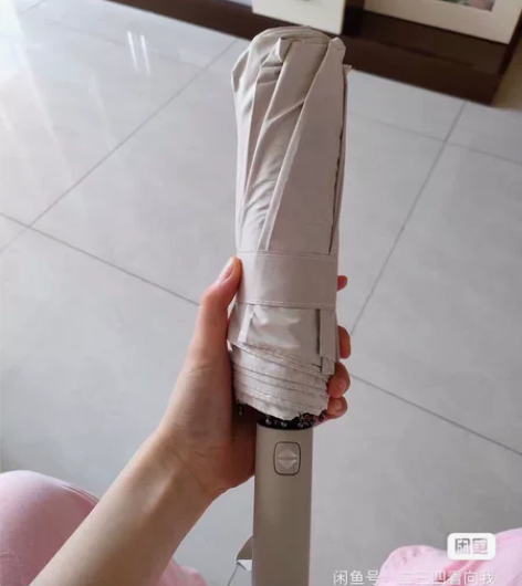 全新 未使用！12骨全自动黑胶雨伞太阳伞，...