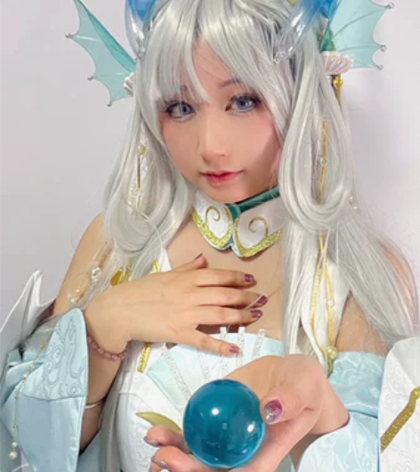 西施游龙清影大全套 服装＋假发＋龙角＋龙珠...