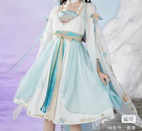 全新 仅试穿 头饰加裙子十三余小豆蔻儿[西...