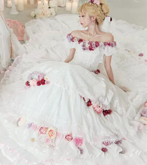 挚爱花嫁婚纱 渔老板原创 带花S码 还在补...