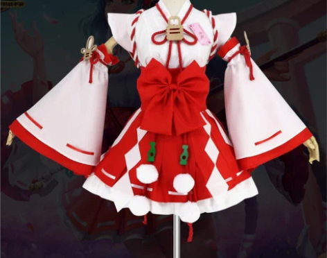 王者荣耀cos大乔cos服伊势巫女皮肤游戏...