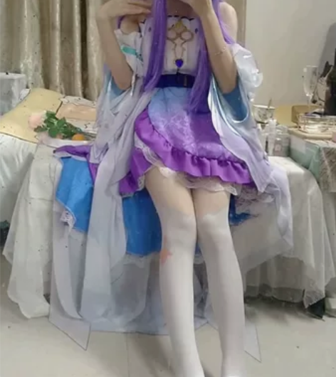 大乔情人节花嫁cos服全套（仅在房间拍图过...