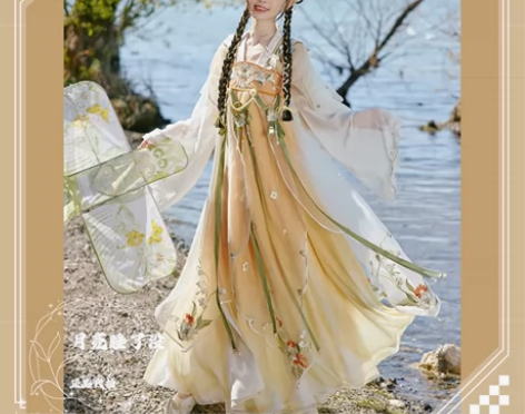 【代拍】十三余小豆蔻儿[蔡文姬花朝如约-王...