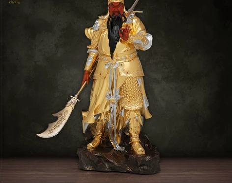 关公像纯铜关羽关二爷神像